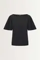 Jersey top met vlindermouwen