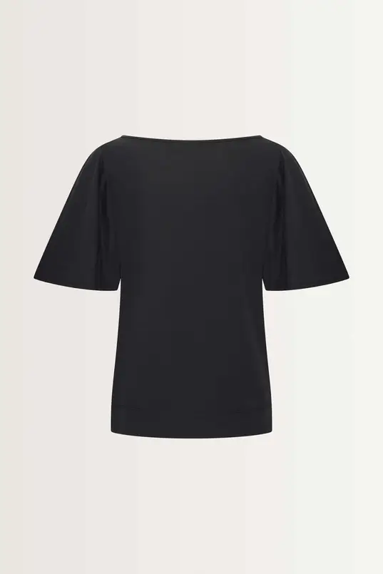 Jersey top met vlindermouwen