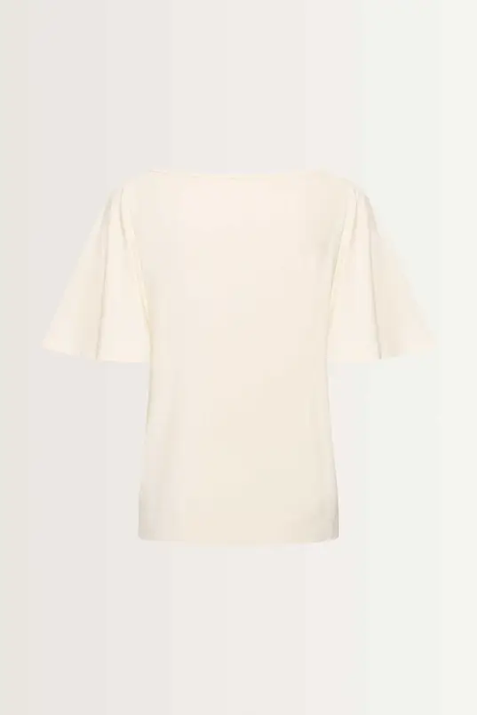 Jersey top met vlindermouwen