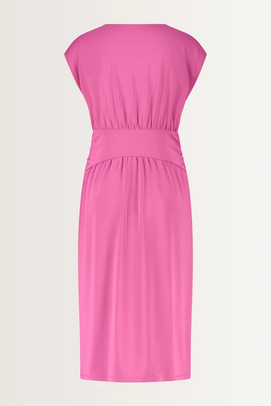 Jurk jersey draperie