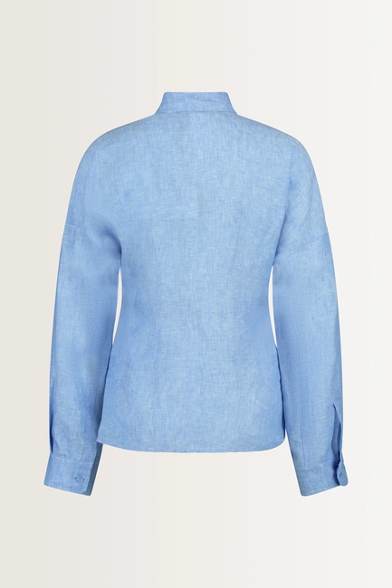Linnen blouse met borstzakken Spoleto Max Mara Weekend