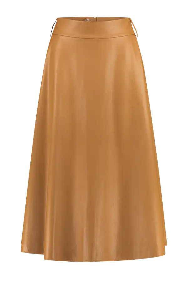 Cognac kleurige rok sale